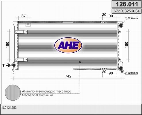 AHE Radiators, Motora dzesēšanas sistēma 126.011