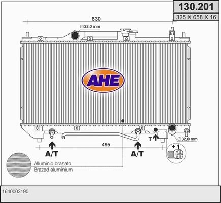 AHE Radiators, Motora dzesēšanas sistēma 130.201