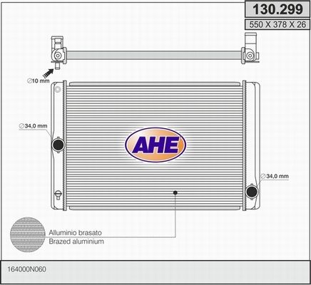 AHE Radiators, Motora dzesēšanas sistēma 130.299