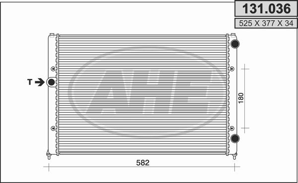 AHE Radiators, Motora dzesēšanas sistēma 131.036