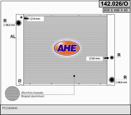 AHE Radiators, Motora dzesēšanas sistēma 142.026/O