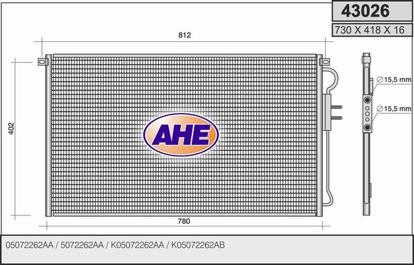 AHE Kondensators, Gaisa kond. sistēma 43026