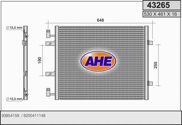 AHE Kondensators, Gaisa kond. sistēma 43265