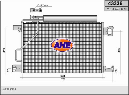 AHE Kondensators, Gaisa kond. sistēma 43336