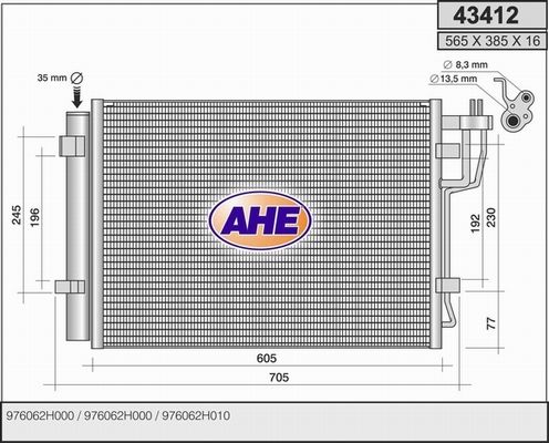 AHE Kondensators, Gaisa kond. sistēma 43412
