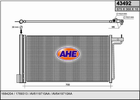 AHE Kondensators, Gaisa kond. sistēma 43492