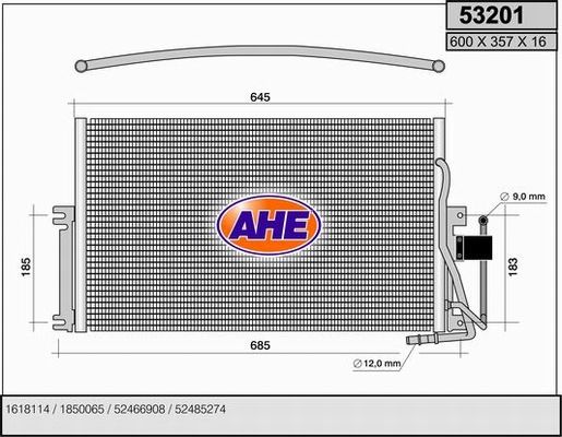 AHE Kondensators, Gaisa kond. sistēma 53201