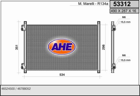 AHE Kondensators, Gaisa kond. sistēma 53312