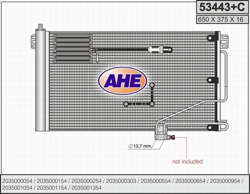 AHE Kondensators, Gaisa kond. sistēma 53443+C