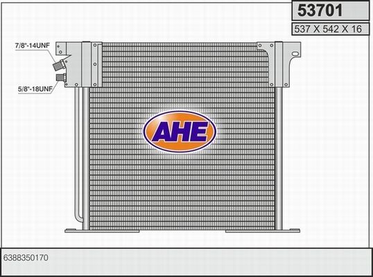 AHE Конденсатор, кондиционер 53701