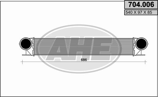 AHE Интеркулер 704.006