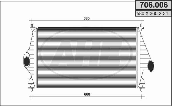 AHE Интеркулер 706.006