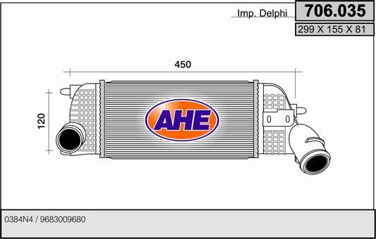 AHE Интеркулер 706.035