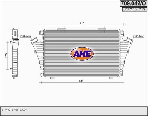 AHE Starpdzesētājs 709.042/O