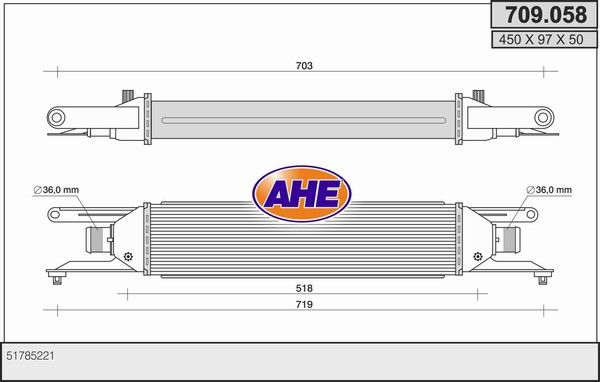 AHE Интеркулер 709.058