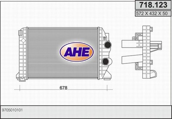 AHE Интеркулер 718.123