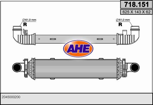 AHE Интеркулер 718.151