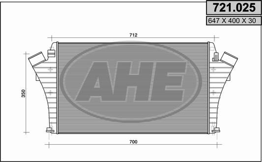 AHE Интеркулер 721.025