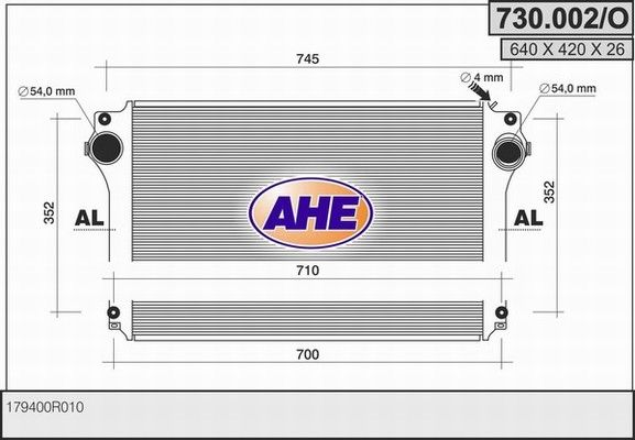 AHE Starpdzesētājs 730.002/O