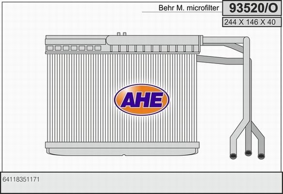 AHE Siltummainis, Salona apsilde 93520/O