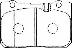AISIN Комплект тормозных колодок, дисковый тормоз A1N025