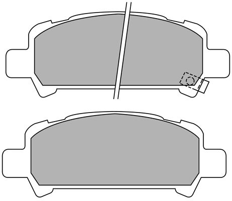 AISIN Комплект тормозных колодок, дисковый тормоз ASN-2175