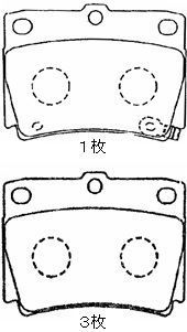 AISIN Комплект тормозных колодок, дисковый тормоз D2N022