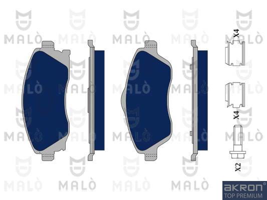 AKRON-MALÒ Комплект тормозных колодок, дисковый тормоз 1050042