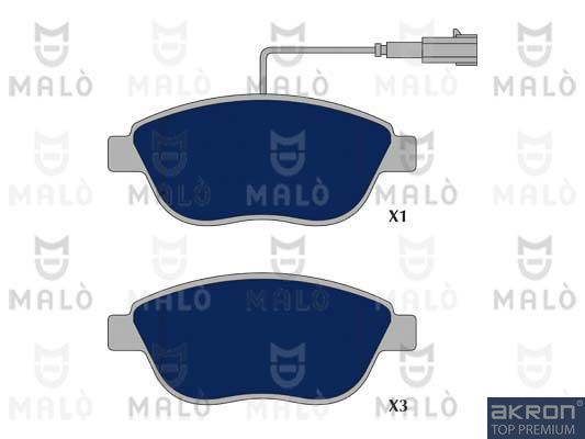 AKRON-MALÒ Комплект тормозных колодок, дисковый тормоз 1050068