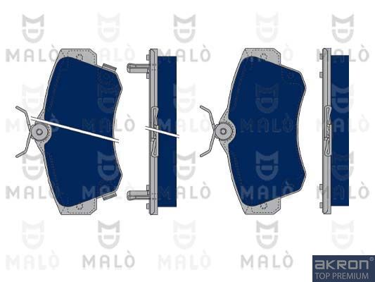 AKRON-MALÒ Комплект тормозных колодок, дисковый тормоз 1050138