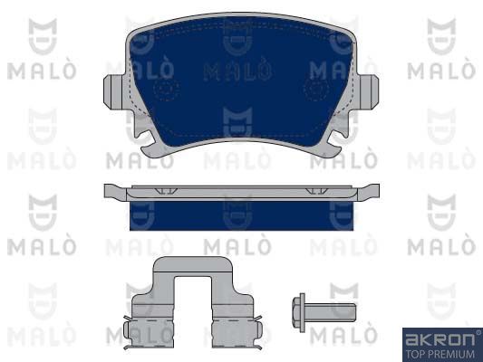 AKRON-MALÒ Комплект тормозных колодок, дисковый тормоз 1050152