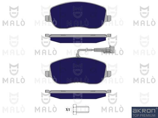 AKRON-MALÒ Комплект тормозных колодок, дисковый тормоз 1050294