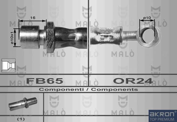 AKRON-MALÒ Тормозной шланг 80113
