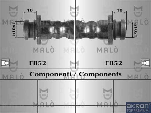 AKRON-MALÒ Тормозной шланг 80121