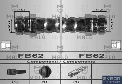 AKRON-MALÒ Тормозной шланг 80162