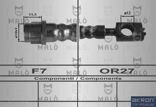AKRON-MALÒ Тормозной шланг 80254