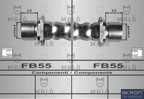 AKRON-MALÒ Тормозной шланг 80323