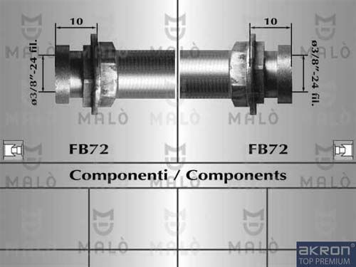 AKRON-MALÒ Bremžu šļūtene 80432