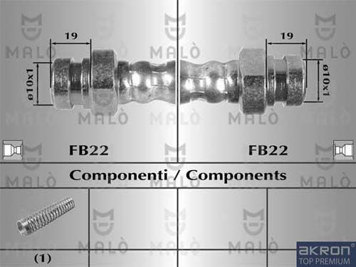 AKRON-MALÒ Bremžu šļūtene 80641