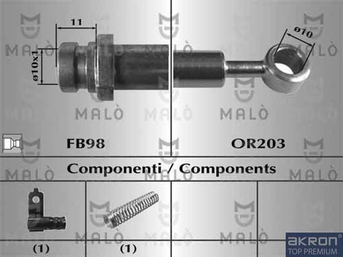 AKRON-MALÒ Bremžu šļūtene 80778