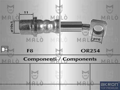 AKRON-MALÒ Bremžu šļūtene 80849