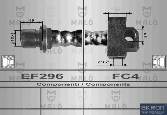 AKRON-MALÒ Bremžu šļūtene 8698