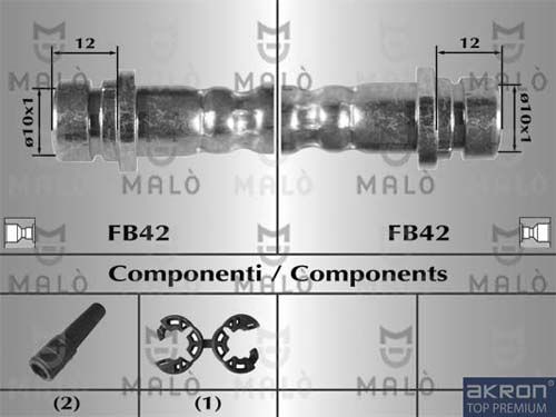 AKRON-MALÒ Тормозной шланг 8916