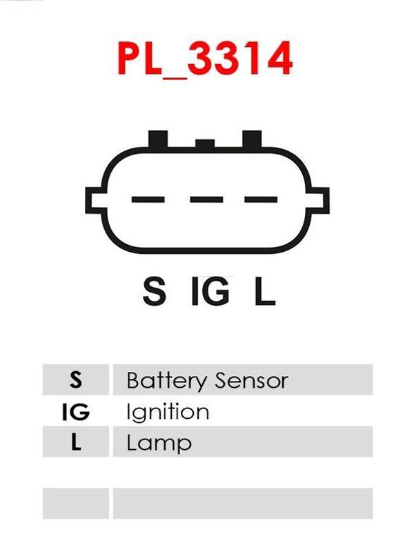 AS-PL Ģeneratora sprieguma regulators ARE6002T