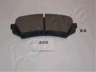 ASHIKA Комплект тормозных колодок, дисковый тормоз 51-02-259