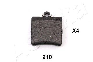 ASHIKA Комплект тормозных колодок, дисковый тормоз 51-09-910