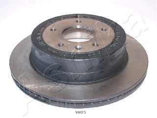 ASHIKA Тормозной диск 61-0W-W05