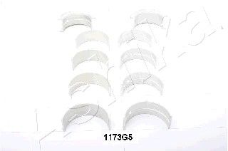 ASHIKA Kloķvārpstas gultņu komplekts 86-1173G5