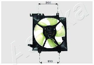 ASHIKA Ventilators, Motora dzesēšanas sistēma VNT241010