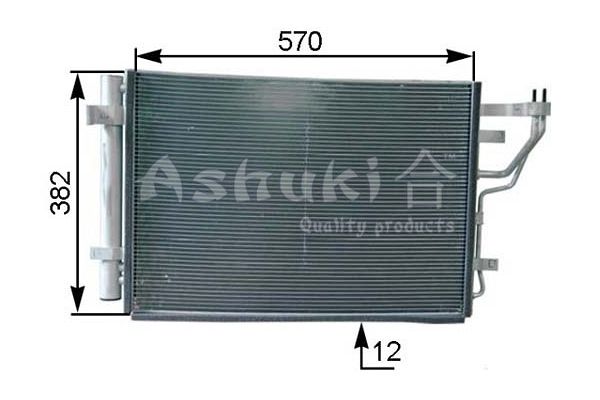 ASHUKI Kondensators, Gaisa kond. sistēma Y550-93